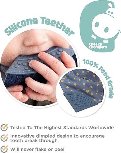 Midnight Stars Neckerchew - Teething Dribble Bib