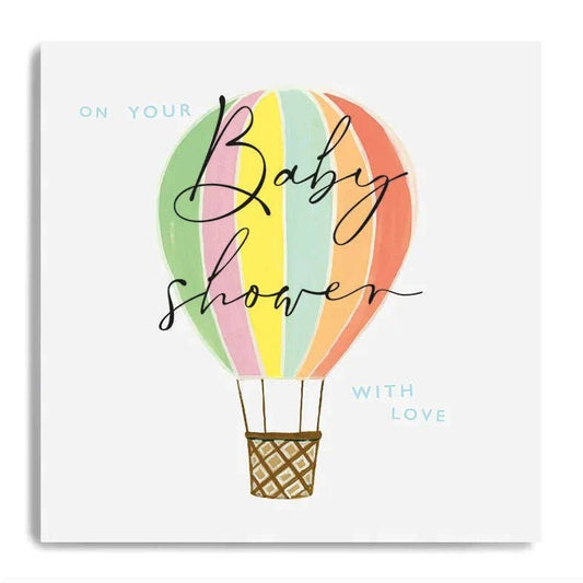 Card - Baby Shower - Hot Air Balloon