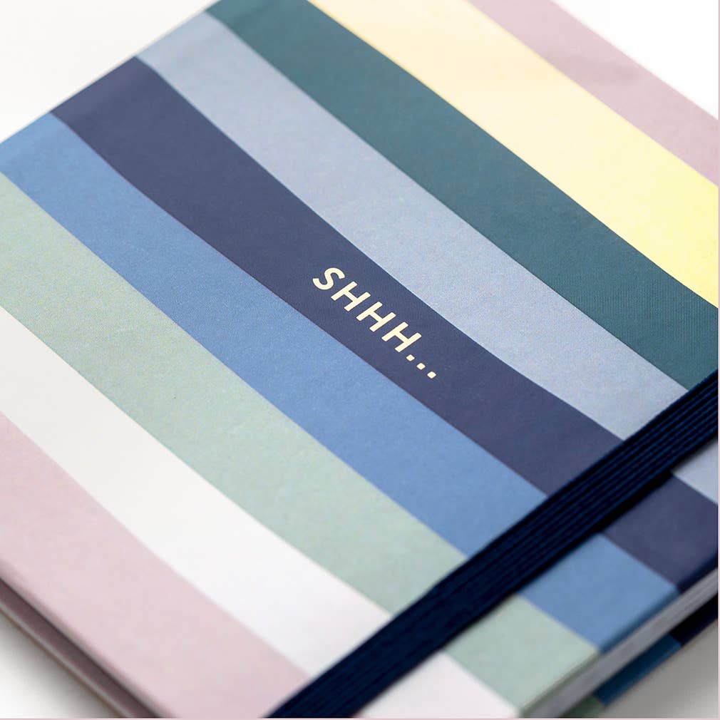 Password Book | Small Password Organiser | Stripe Design