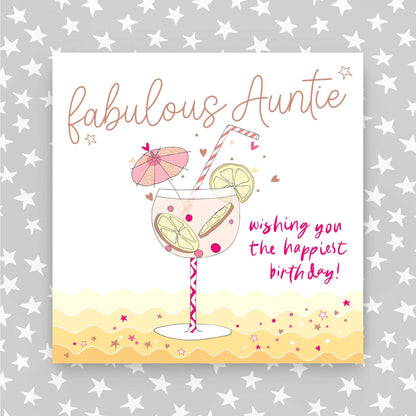 Fabulous Auntie Greeting Card (MA51)