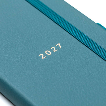 Slim Diary 2027 Teal Faux - Busy B